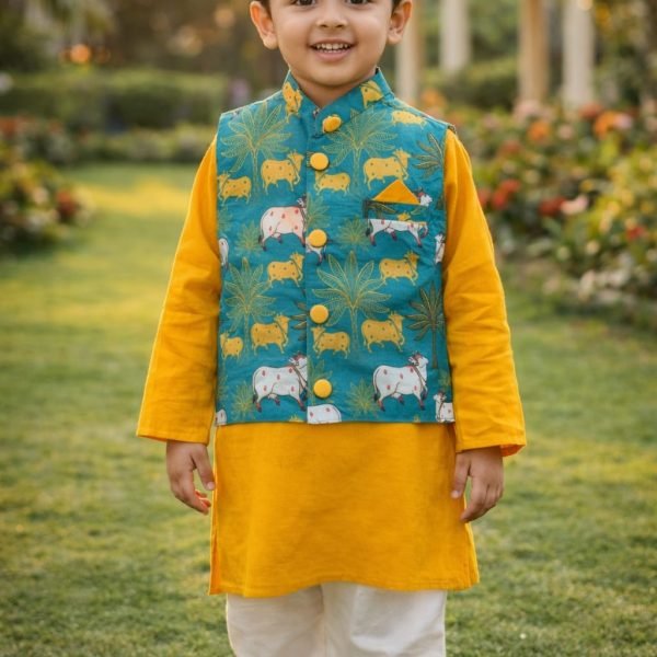 Kurta jacket and pajama